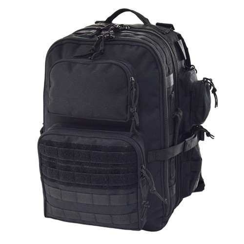 black tactical backpack