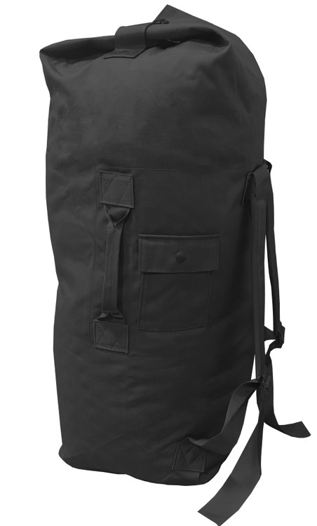 Black Top Loading Military Duffle Bag | Military Luggage
