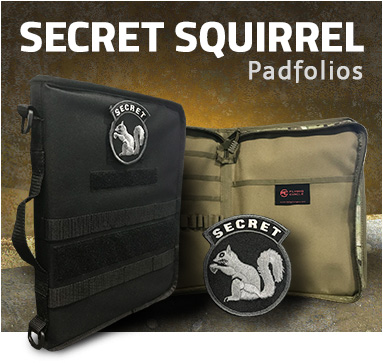 Secret Squirrel Padfolios