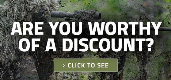 Are You Worthy of Military Luggage Discount Banner