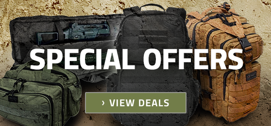 Military Luggage Special Offers Banner