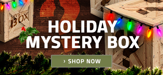 Military Luggage Holiday Mystrey Box Banner
