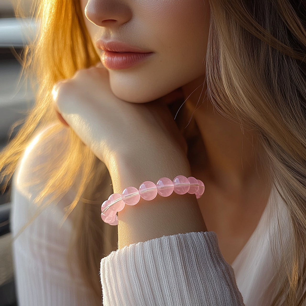 Enchanted Rose Quartz Bracelet