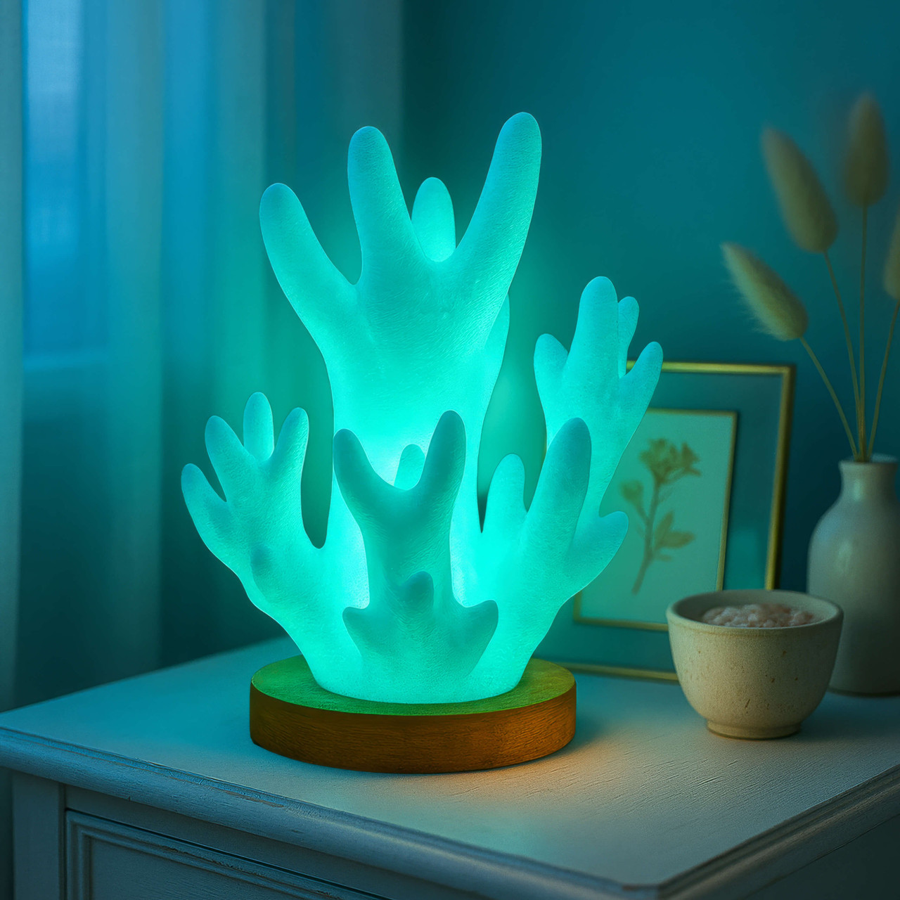 Coral Treasure Lamp