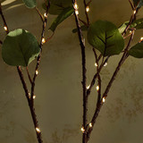 Twinkling Tree Fairy Light Olive Branches