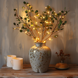 Fairy Light Olive Branches