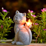 Glimmering Garden Cat