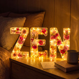 Floral Fantasy Letter Light