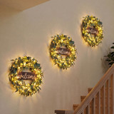 Evergreen Welcome Wreath