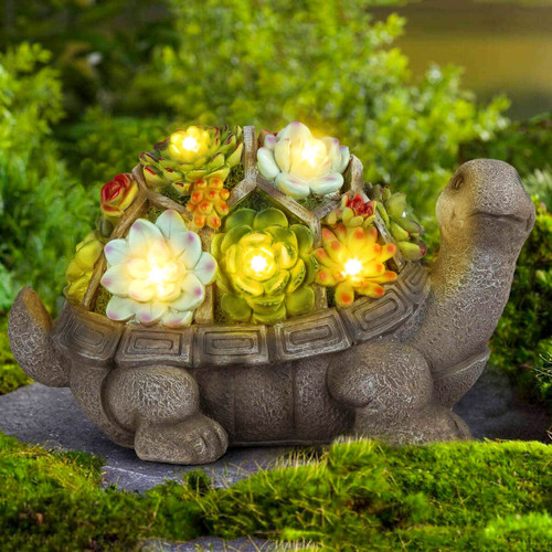 Floral Twilight Turtle