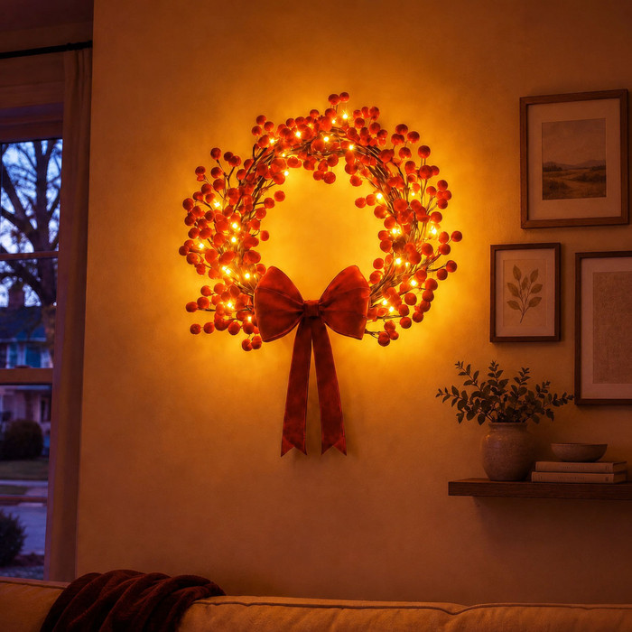 Blissful Berry Wreath