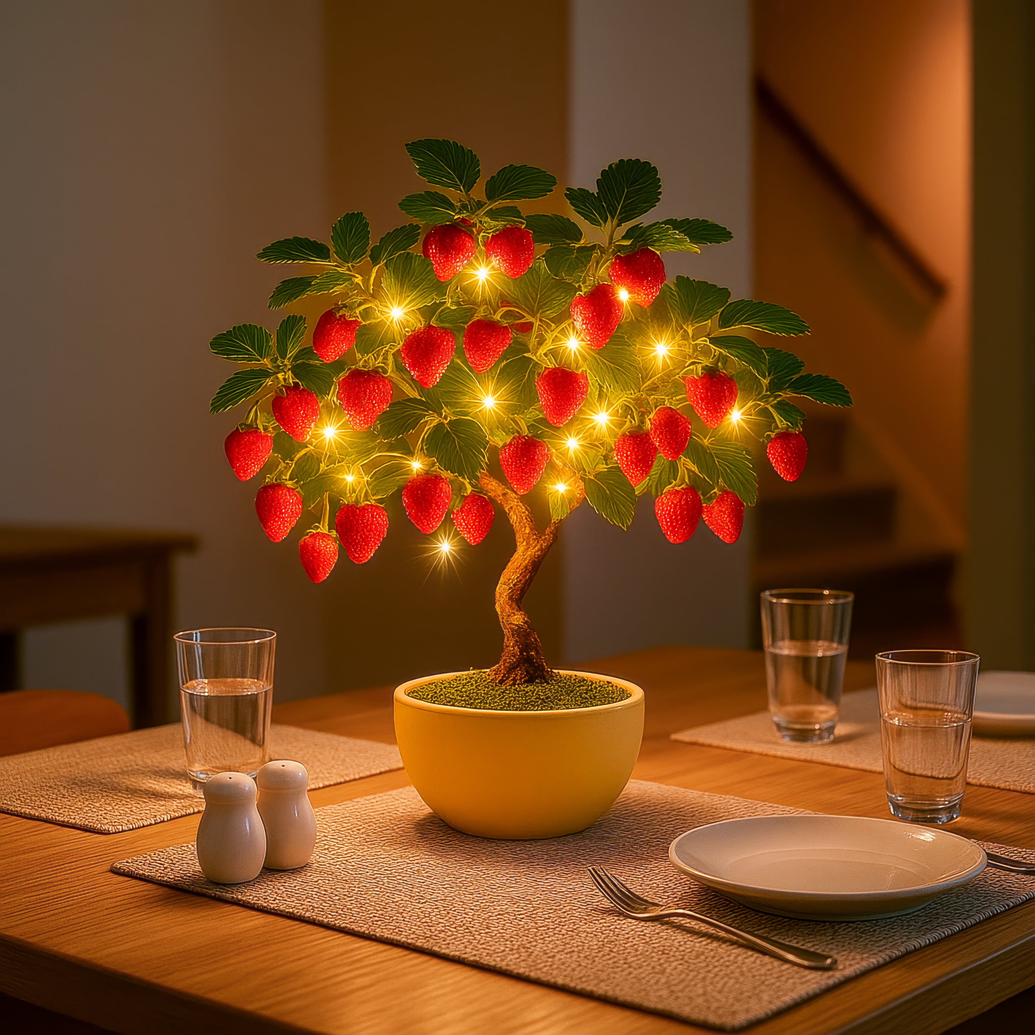Starry Strawberry Lamp - C