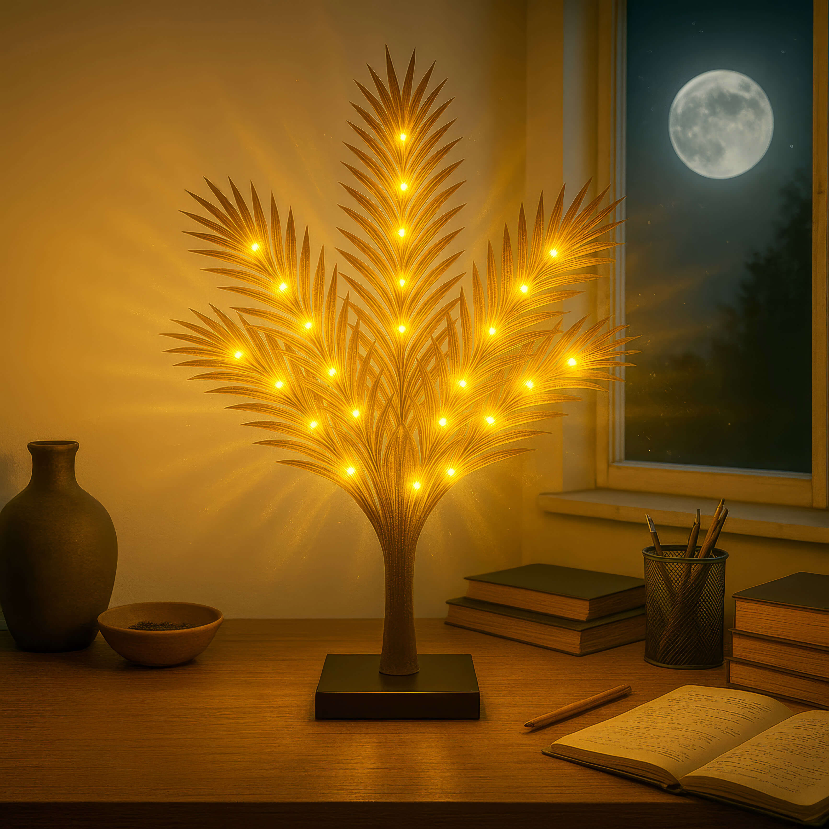 Golden Glow Sunset Lamp