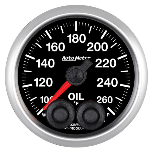 Engine Oil Temperature Gauge AutoMeter 5638-05702-D