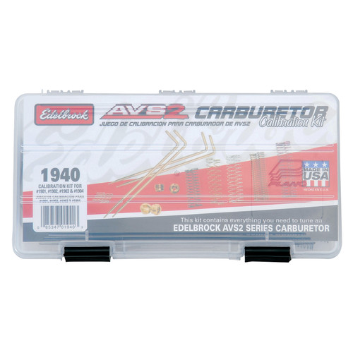 Carburetor Calibration Kit Edelbrock 1940