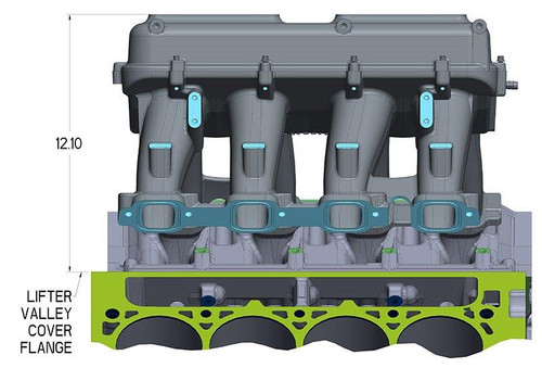 Engine Intake Manifold Holley EFI 300-238BK-2