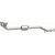 Catalytic Converter with Integrated Exhaust Manifold MagnaFlow Exhaust Products 5481333