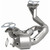 Catalytic Converter with Integrated Exhaust Manifold MagnaFlow Exhaust Products 5531467
