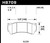 Disc Brake Pad Set Hawk Performance HB709G.630