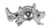 Engine Water Pump Housing Holley 97-305