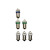 Instrument Panel Light Bulb Scott Drake C6TZ-LED-GA-WT