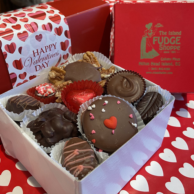 Toffee, Sea salt Caramel, & Pecan Fiddlers Hilton Head SC The Island