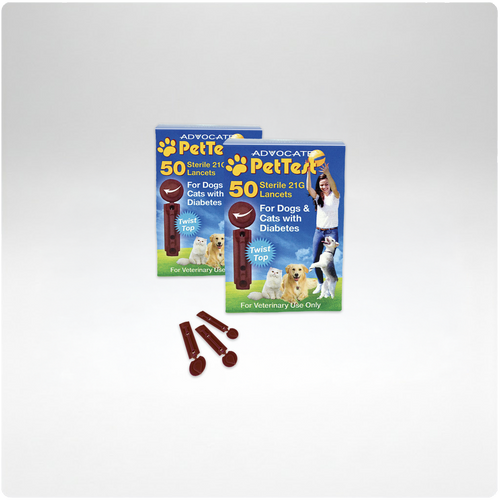 Advocate PetTest Twist-top Lancets 21G (2 Pack)