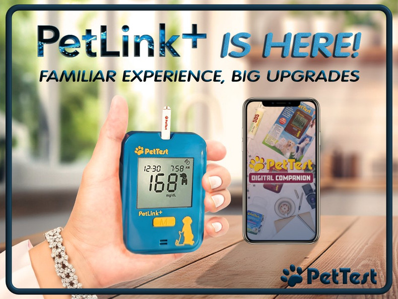 The PetLink+ Blood Glucose Meter is Here!