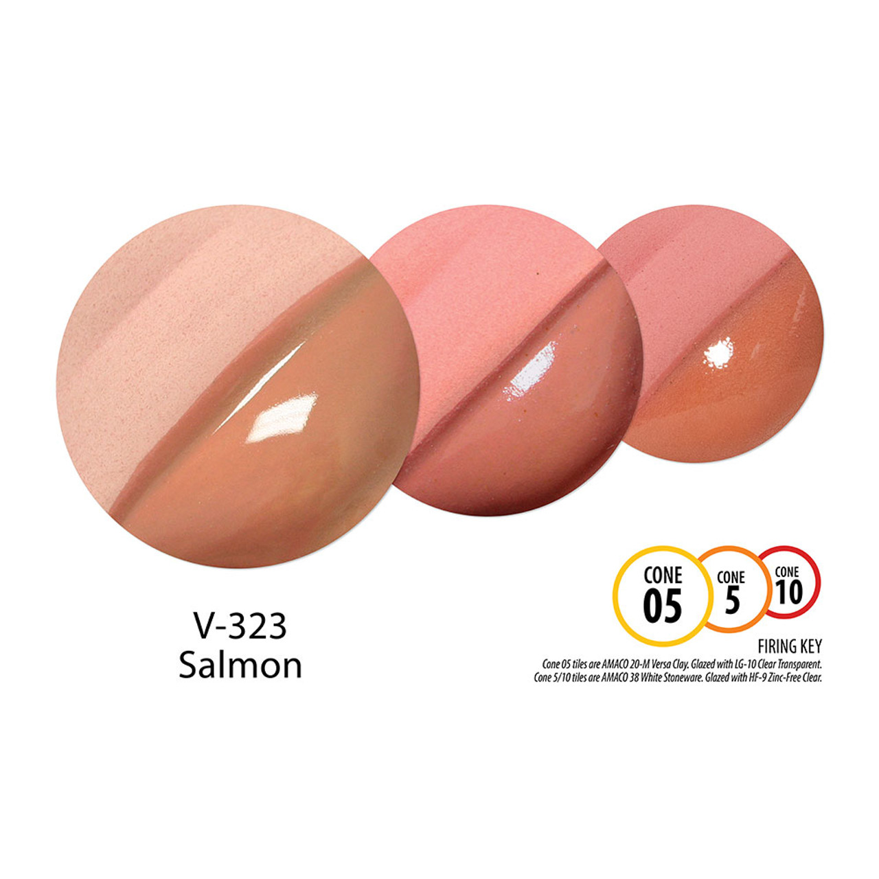 V-323 Salmon Underglaze