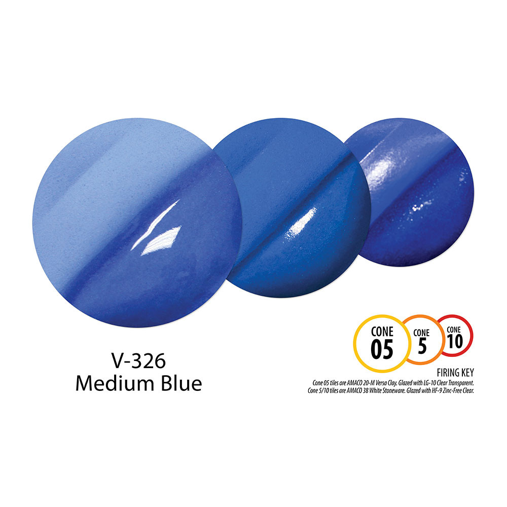 V-326 Medium Blue Underglaze