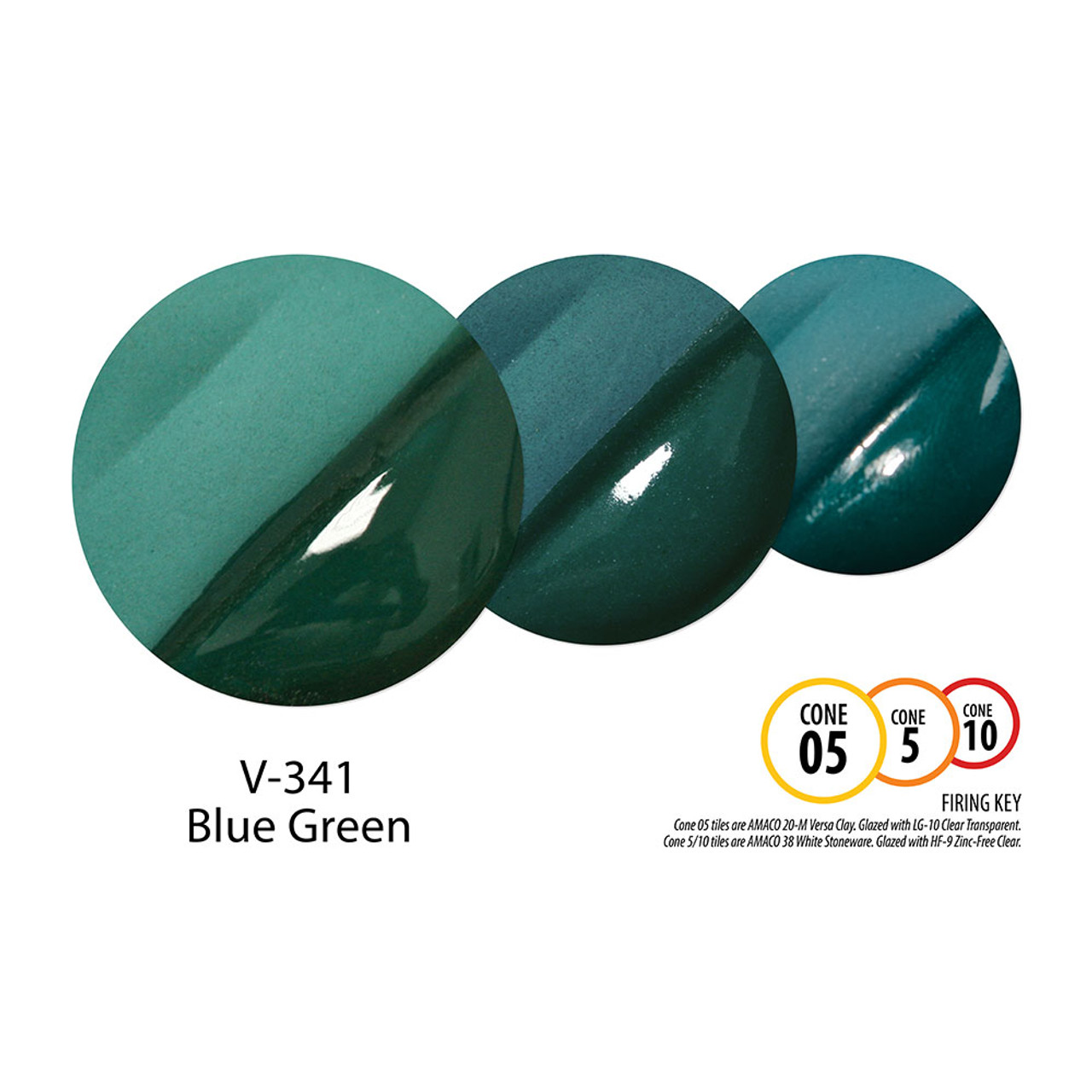 V-341 Blue Green Underglaze