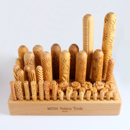 Tools - MKM - RH Roller Handles and TC Tool Holders - Stone Leaf