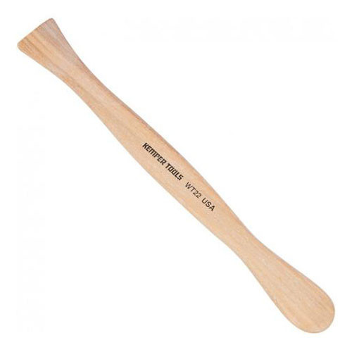 Used for cutting, slicing, smoothing, contouring, and pattern decorating in soft clay. These series of wood tools offers a wide variety of shapes and contours for basic clay modeling. They have a satin smooth finish with a rigid manufacturing process to assure consistent quality and form. Made in the USA from imported hardwood. 8" long.