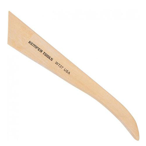 Used for cutting, slicing, smoothing, contouring, and pattern decorating in soft clay. These series of wood tools offers a wide variety of shapes and contours for basic clay modeling. They have a satin smooth finish with a rigid manufacturing process to assure consistent quality and form. Made in the USA from imported hardwood. 6" long.