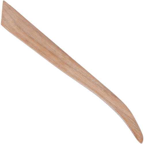 Used for cutting, slicing, smoothing, contouring, and pattern decorating in soft clay. These series of wood tools offers a wide variety of shapes and contours for basic clay modeling. They have a satin smooth finish with a rigid manufacturing process to assure consistent quality and form. Made in the USA from imported hardwood. 8" long.