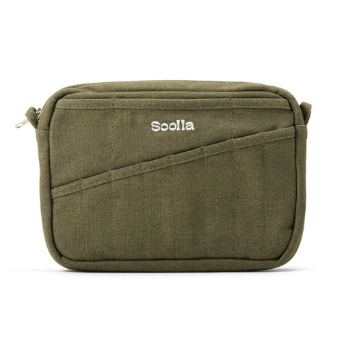 Soolla Studio Pouch - Deep Forest Green front