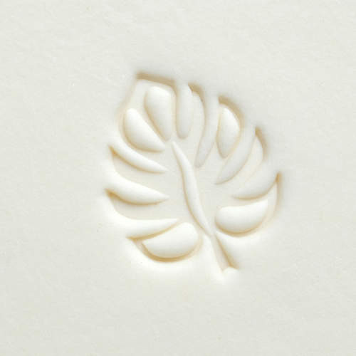 Scm-282 Medium Round Stamp – Monstera Leaf