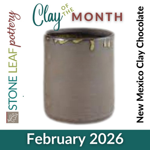 FEB 2026 Clay of the Month Chocolate by New Mexico Clay