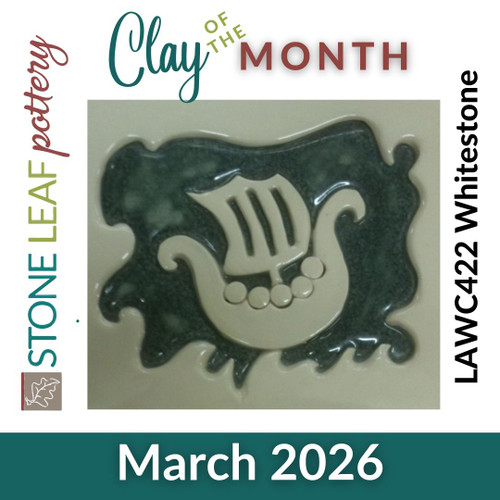 March 2026 Clay of the Month WC422 Whitestone by Laguna