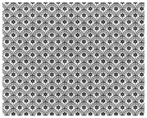 Silk Screen - Daisy Scallop