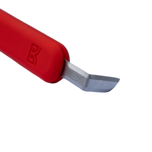 Forge Tool, Red Handle with Fin Blade
