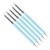 Rubber Tipped Brushes Double Ended, Set of 5 with metal ball end