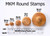 MKM Medium Round Stamp size