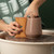 Wine Tumbler Rib on Clay
