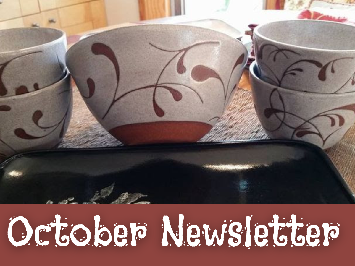 October Newsletter Stone Leaf Pottery