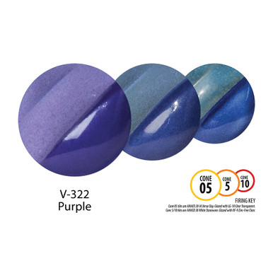【m】　コフレ V-322 Purple Underglaze