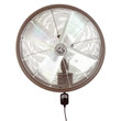 24 inch Outdoor Wall Fan Brown Cord Control Out of Box