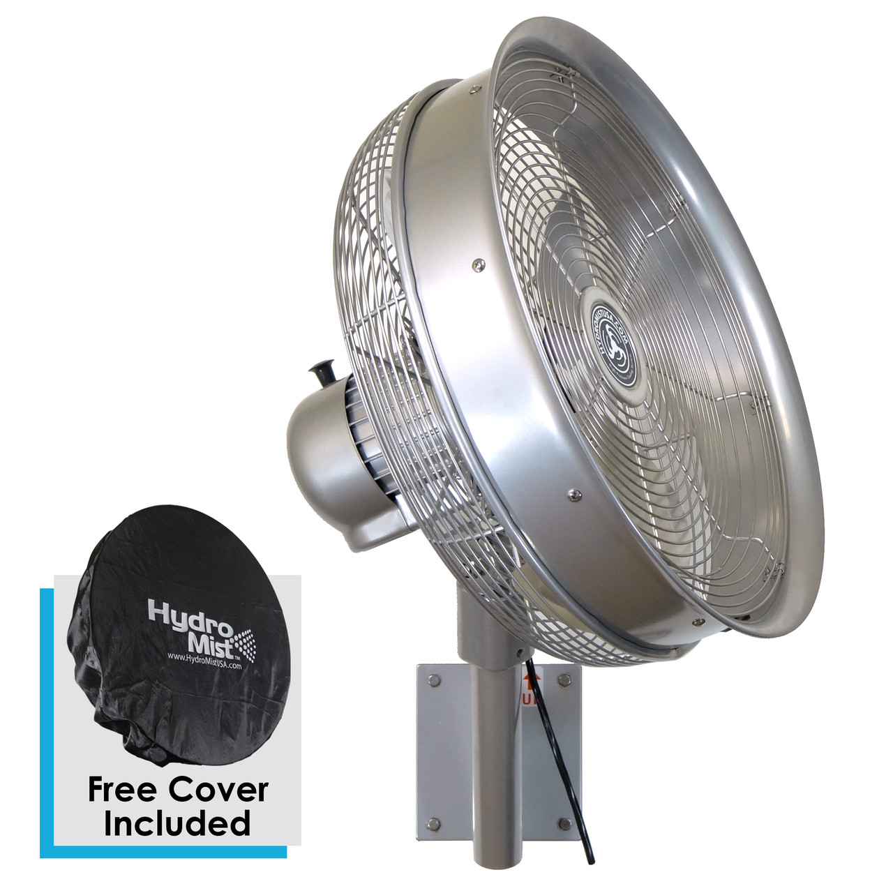 Outdoor 18 Inch Shrouded Oscillating Fan only-3 speed control on cord