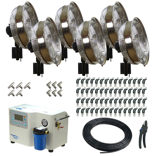 Misting Packages Stainless Steel Mist Fan Packages HydroMist