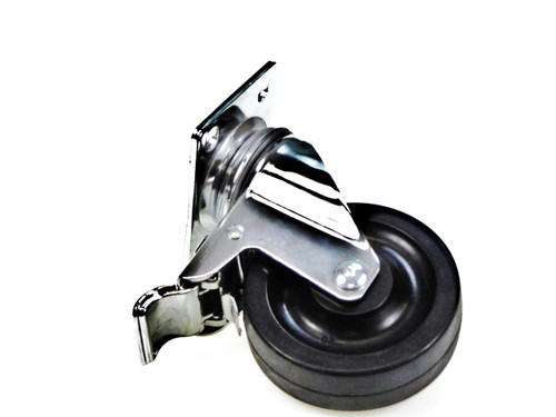 Locking Front Caster for Cool Caddie -Self Contained Portable Misting Fan